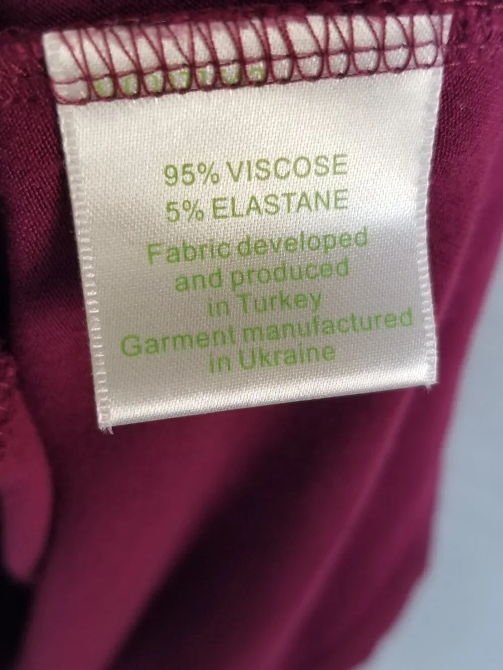 Garnet Hill Knit Midi Dress Merlot Long Sleeves Size Medium